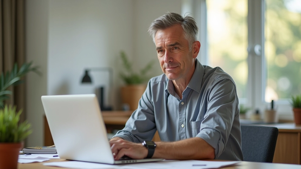 Parent at desk looking stressed while juggling multiple phone calls and calendars